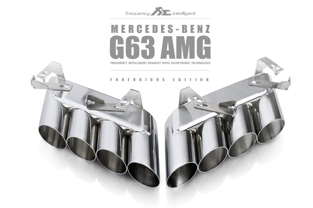 Valvetronic Exhaust System for Mercedes-Benz W463 AMG G63 | 5.5TT M157 | Ultimate Double Quad Tips | 2012-2018