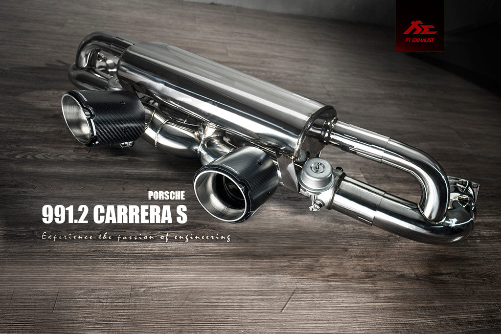 Valvetronic Exhaust System for Porsche 991.2 Carrera/S | Sport Bumper Version | 2016-2019
