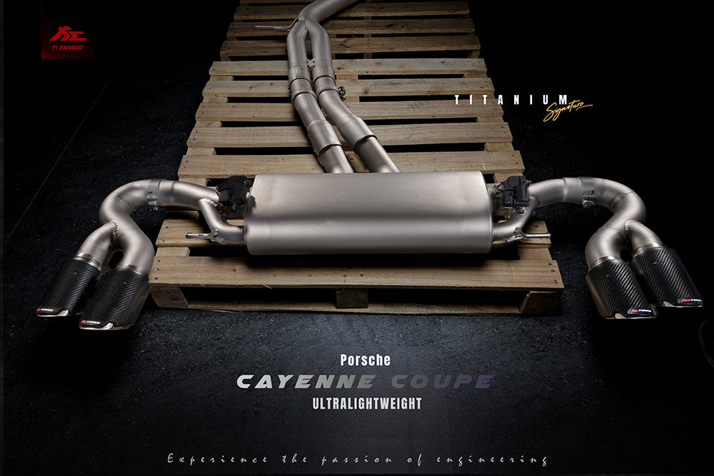 Valvetronic Exhaust System for Porsche 9YA.1/9YA.2 Cayenne 3.0T | Titanium Signature Series | 2018+
