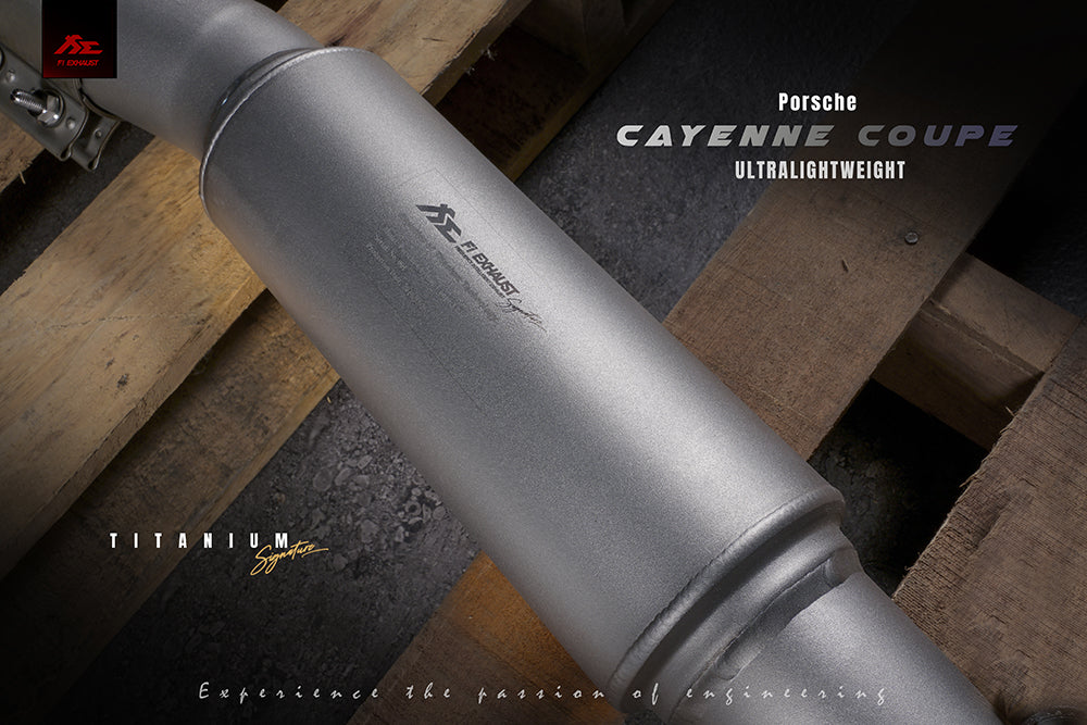 Valvetronic Exhaust System for Porsche 9YA.1/9YA.2 Cayenne 3.0T | Titanium Signature Series | 2018+