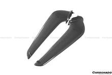 Load image into Gallery viewer, 2010-2015 Ferrari 458 Coupe Spyder OE Style Carbon Fiber Front Bumper Canards - Carbonado Aero