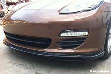 Load image into Gallery viewer, 2010-2013 Porsche Panamera 970.1 GMT Style Carbon Fiber Front Lip - Carbonado