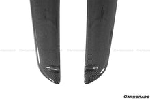 Load image into Gallery viewer, 2010-2015 Ferrari 458 Coupe Spyder OE Style Carbon Fiber Front Bumper Canards - Carbonado Aero