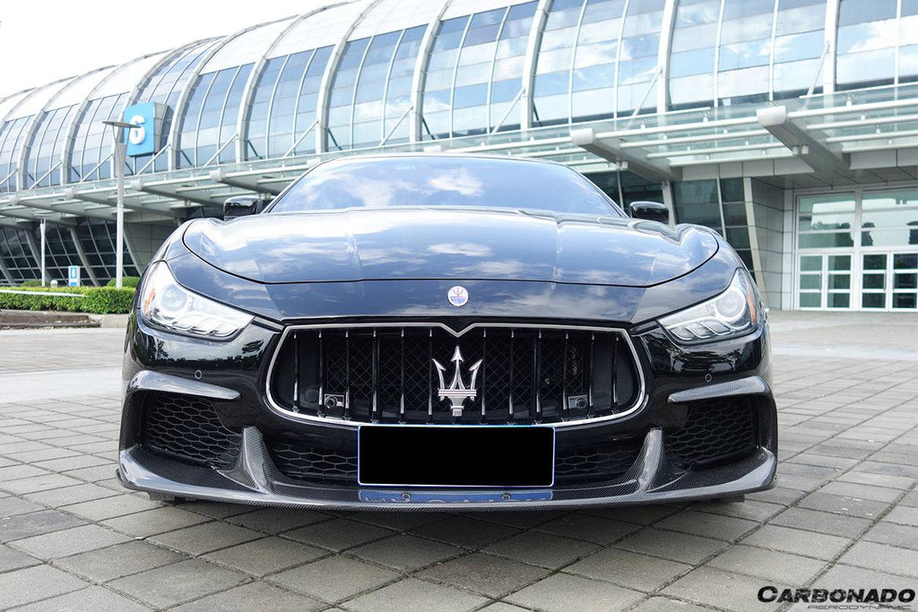 2014-2017 Maserati Ghibli EPC Style Front Lip - Carbonado Aero