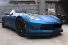 Load image into Gallery viewer, 2013-2019 Corvette C7 Z51 Z06 Grandsport Carbon Fiber Satge3 Style Front Lip with Satge2 Winglets - DarwinPRO Aerodynamics