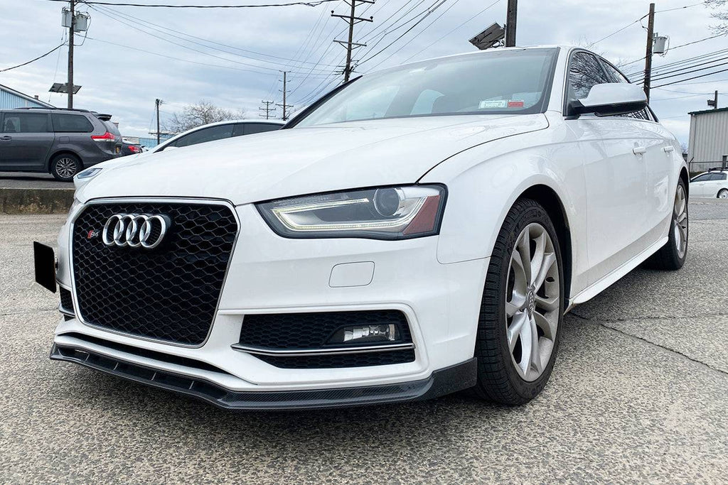 2013-2015 Audi S4/A4 Sport VRS Style Carbon Fiber Front Lip - Carbonado