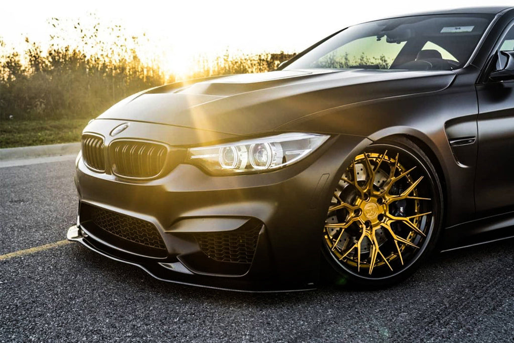 2014-2020 BMW M3 F80 & M4 F82 SM Style Front Lip - Carbonado