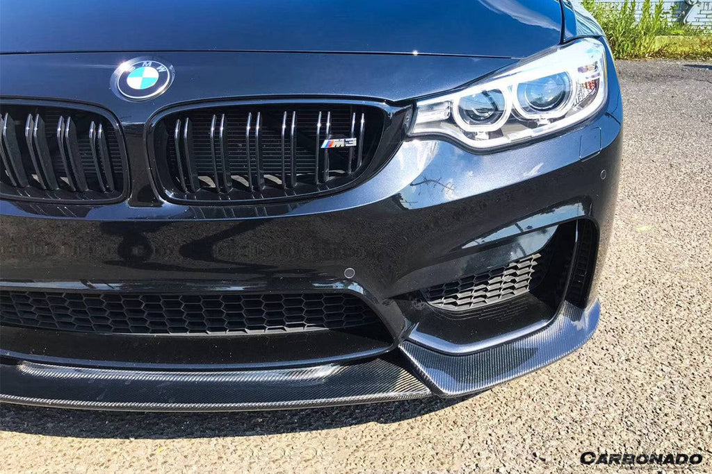 2014-2020 BMW M3 F80 M4 F82 VA Style Carbon Fiber Front Lip - Carbonado Aero