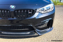 Load image into Gallery viewer, 2014-2020 BMW M3 F80 M4 F82 VA Style Carbon Fiber Front Lip - Carbonado Aero
