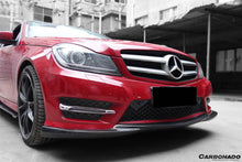 Load image into Gallery viewer, 2012-2014 Mercedes Benz W204 C Class Sedan/Coupe AMG Style Front Lip - Carbonado Aero