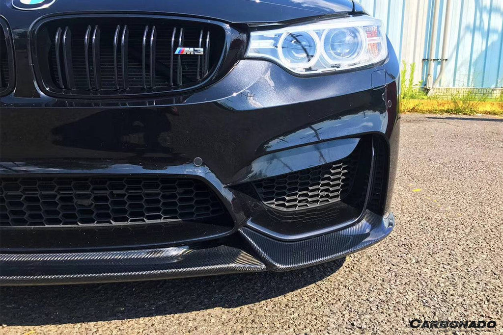 2014-2020 BMW M3 F80 M4 F82 VA Style Carbon Fiber Front Lip - Carbonado Aero