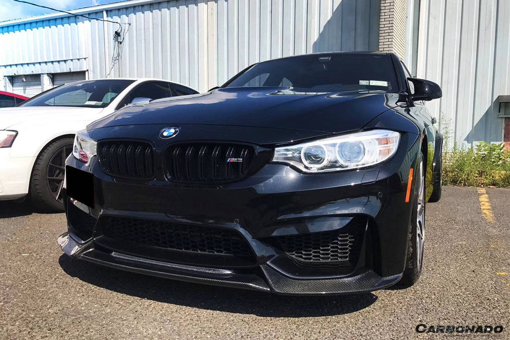 2014-2020 BMW M3 F80 M4 F82 VA Style Carbon Fiber Front Lip - Carbonado Aero