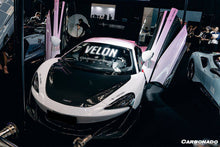 Load image into Gallery viewer, 2018-2021 McLaren 600LT Carbon Fiber Front Bumper Side Splitter - Carbonado Aero