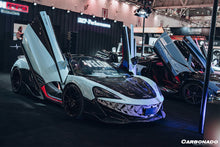Load image into Gallery viewer, 2018-2021 McLaren 600LT Carbon Fiber Front Bumper Side Splitter - Carbonado Aero