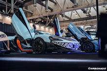 Load image into Gallery viewer, 2018-2021 McLaren 600LT Carbon Fiber Front Bumper Side Splitter - Carbonado Aero