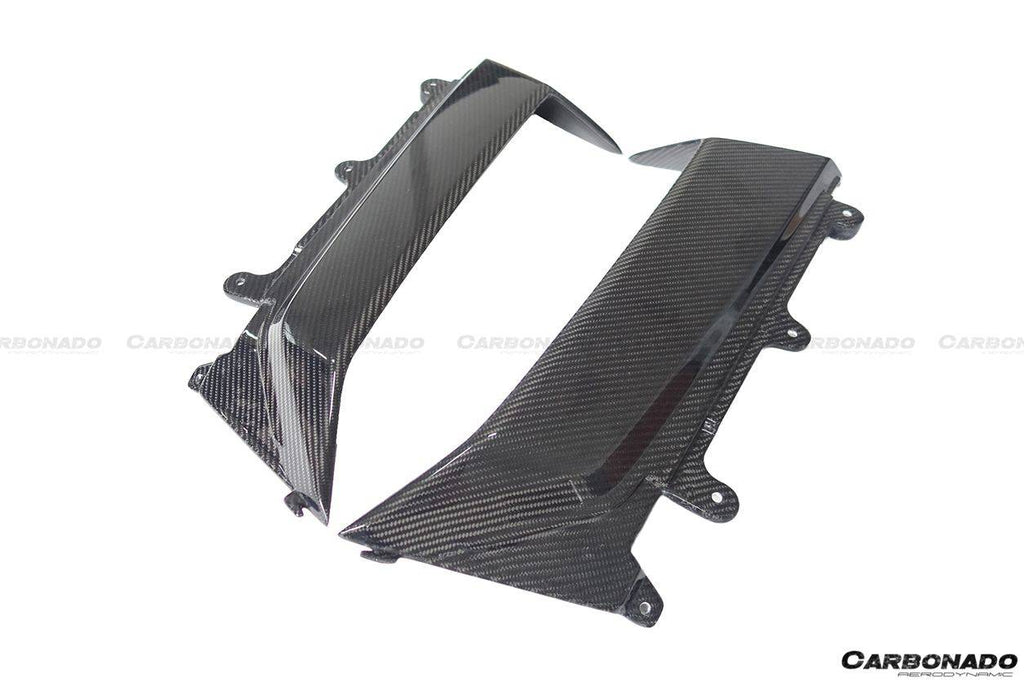 2011-2016 Lamborghini Aventador LP700 Coupe OEM Style Carbon Fiber Quarter Panel Fender Vent Outside - Carbonado Aero