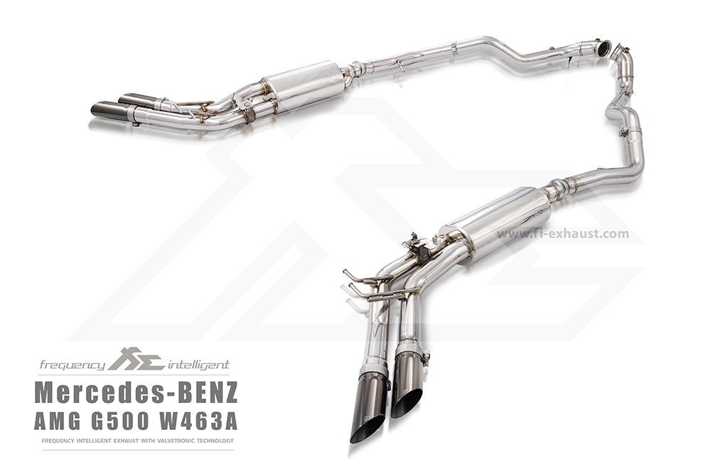Valvetronic Exhaust System for Mercedes-Benz W463A G500 | 4.0TT M176 | Quad Tips | 2018+