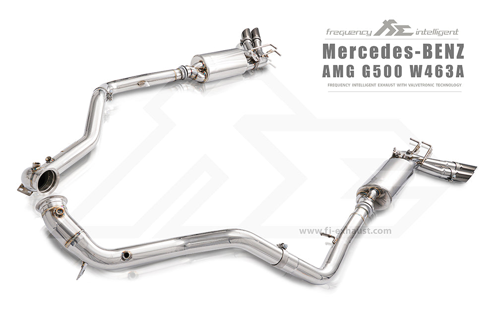 Valvetronic Exhaust System for Mercedes-Benz W463A G500 | 4.0TT M176 | Quad Tips | 2018+