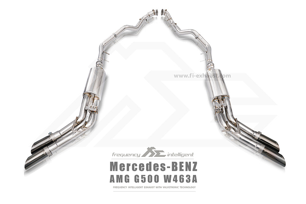 Valvetronic Exhaust System for Mercedes-Benz W463A G500 | 4.0TT M176 | Quad Tips | 2018+