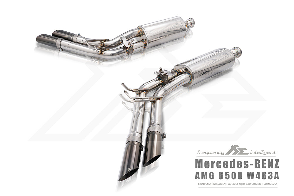 Valvetronic Exhaust System for Mercedes-Benz W463A G500 | 4.0TT M176 | Quad Tips | 2018+