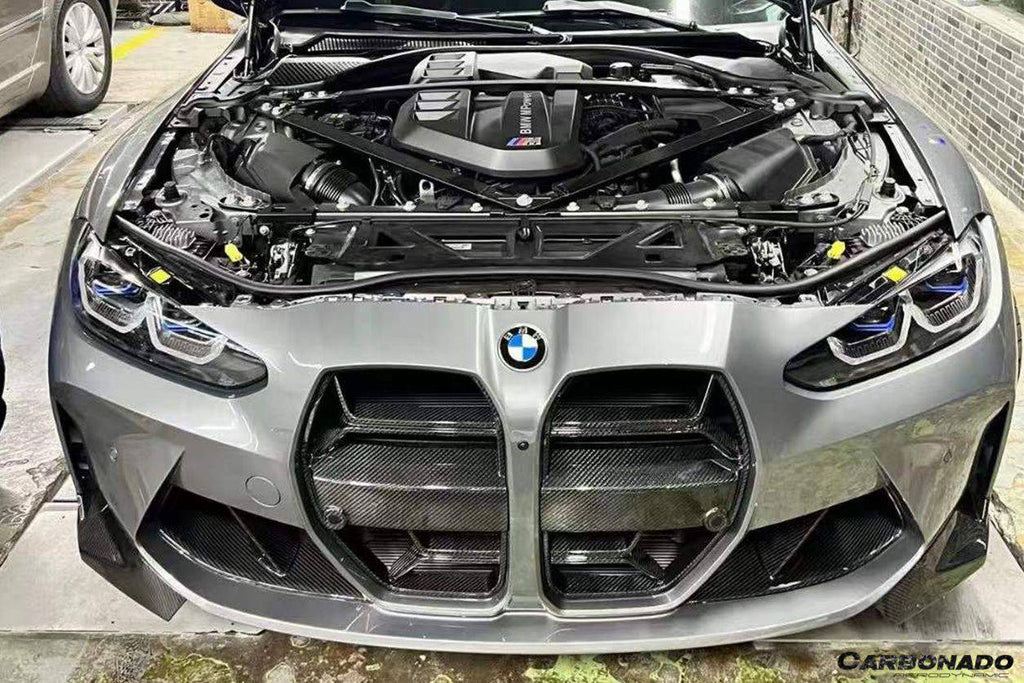 2021-UP BMW M3 G80 M4 G82 G83 OD Style DRY Carbon Fiber Grill - Carbonado Aero