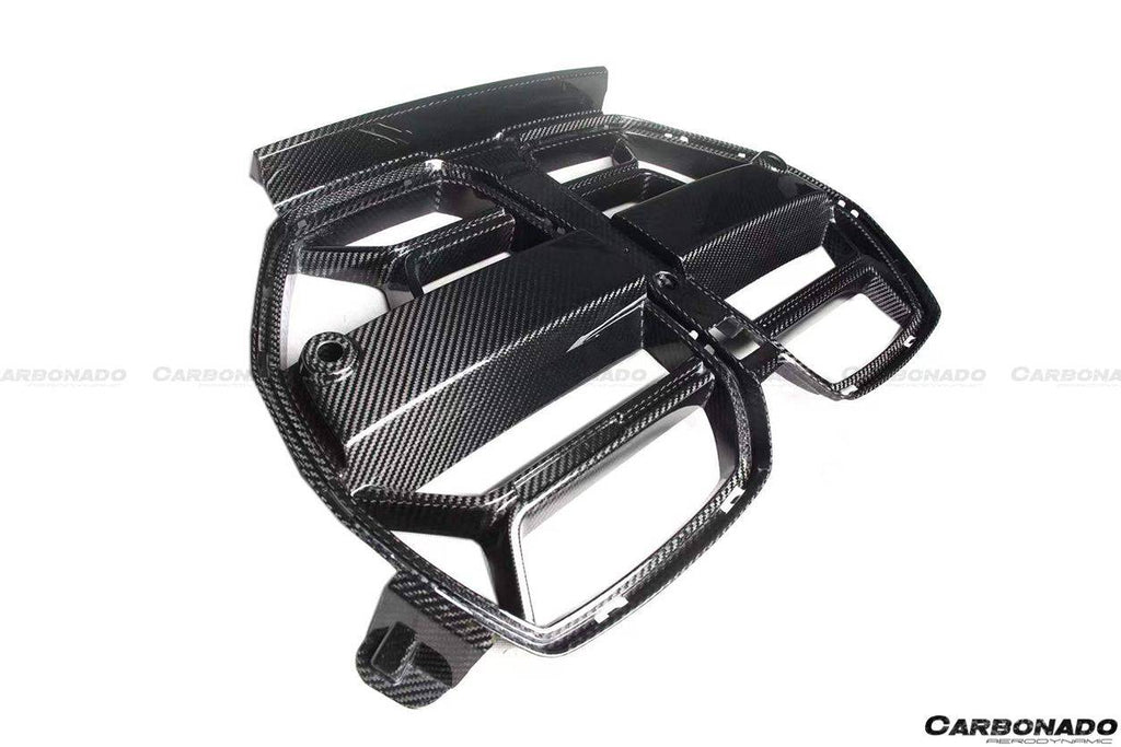 2021-UP BMW M3 G80 M4 G82 G83 OD Style DRY Carbon Fiber Grill - Carbonado Aero