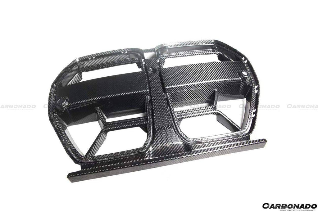 2021-UP BMW M3 G80 M4 G82 G83 OD Style DRY Carbon Fiber Grill - Carbonado Aero