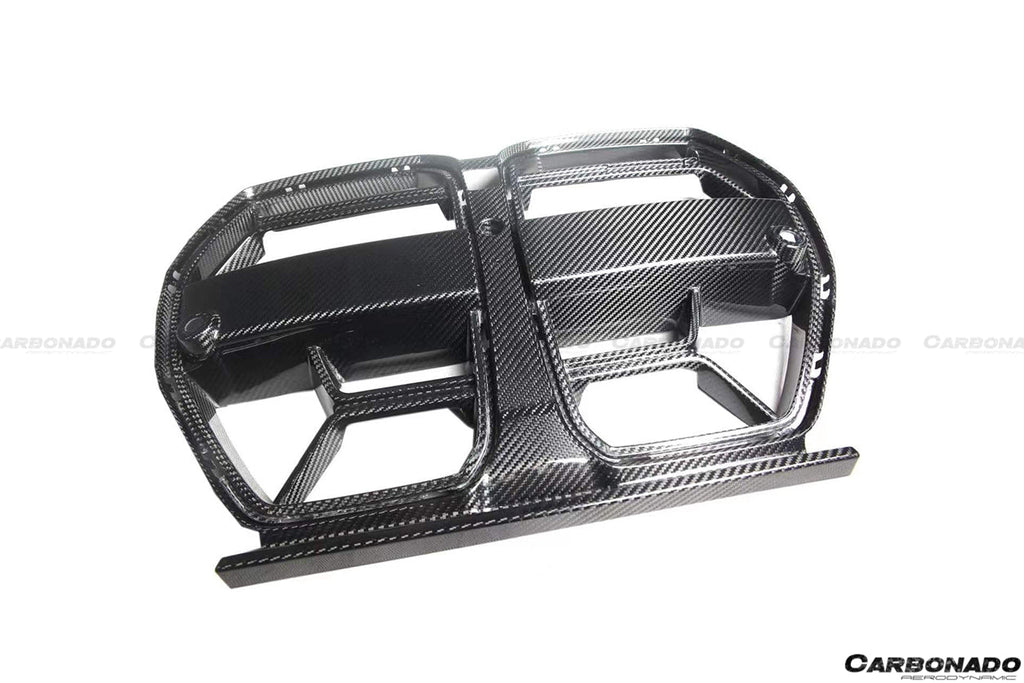 2021-UP BMW M3 G80 M4 G82/G83 OD Style DRY Carbon Fiber Gril (NO ACC) - Carbonado