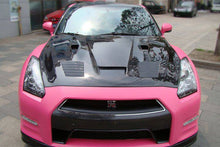 Load image into Gallery viewer, 2008-2016 Nissan GTR R35 CBA/DBA GTC Style Carbon Fiber Hood - Carbonado