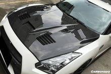 Load image into Gallery viewer, 2008-2016 Nissan GTR R35 CBA/DBA GTC Style Carbon Fiber Hood - Carbonado Aero
