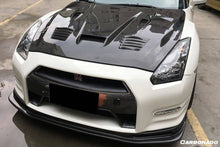 Load image into Gallery viewer, 2008-2016 Nissan GTR R35 CBA/DBA GTC Style Carbon Fiber Hood - Carbonado Aero