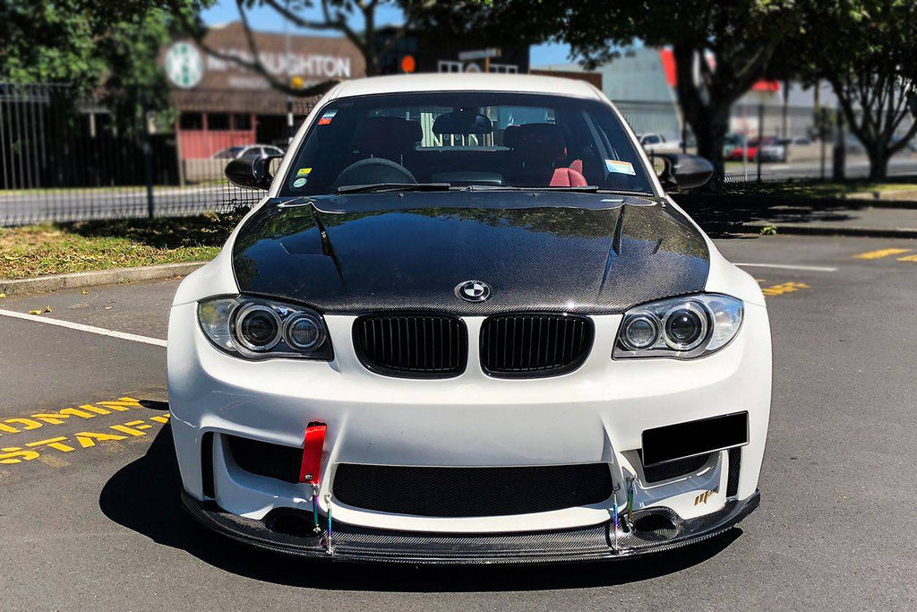 2008-2013 BMW 1 Series E82 E88 1M RZ Style Carbon FIber Hood - Carbonado