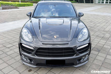 Load image into Gallery viewer, 2011-2014  Porsche Cayenne 958.1 HM Style Carbon Fiber Hood - Carbonado