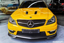 Load image into Gallery viewer, 2012-2014 Mercedes Benz W204 C63 AMG RZ Style Carbon Fiber Front Lip - Carbonado