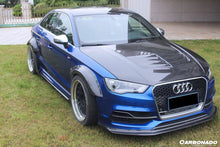 Load image into Gallery viewer, 2013-2020 Audi RS3 S3 A3 Sedan BKSS Style Carbon Fiber Hood - Carbonado Aero