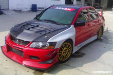 Load image into Gallery viewer, 2003-2006 Mitsubishi Evo 7/8/9 VTX Style Carbon Fiber Hood - Carbonado