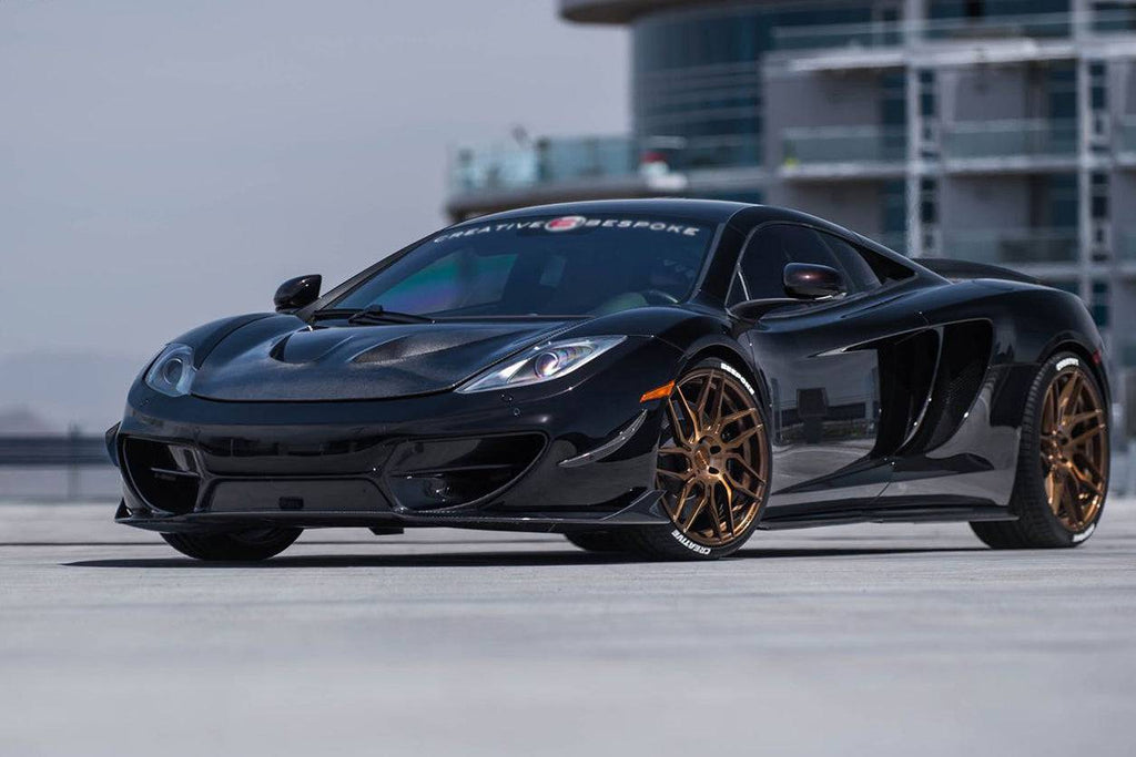 2011-2015 McLaren 650S/MP4 12C RZS Style Side Skirts - Carbonado