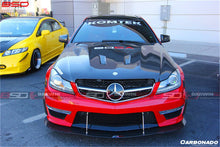 Load image into Gallery viewer, 2012-2014 Mercedes Benz W204 C63 AMG BK Style hood - Carbonado