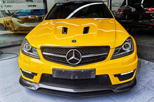Load image into Gallery viewer, 2012-2014 Mercedes Benz W204 C63 AMG RZ Style Carbon Fiber Front Lip - Carbonado