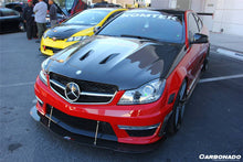 Load image into Gallery viewer, 2012-2014 Mercedes Benz W204 C63 AMG BK Style hood - Carbonado