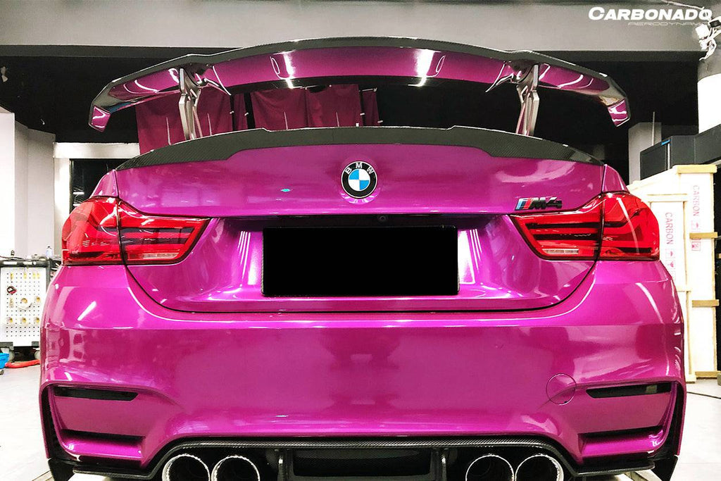2014-2020 BMW M3 F80 M4 F82 VRS Style Carbon Fiber Trunk Spoiler - Carbonado Aero
