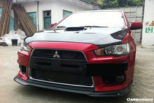 Load image into Gallery viewer, 2008-2016 Mitsubishi Evolution 10 BS Style Carbon Fiber Hood - Carbonado