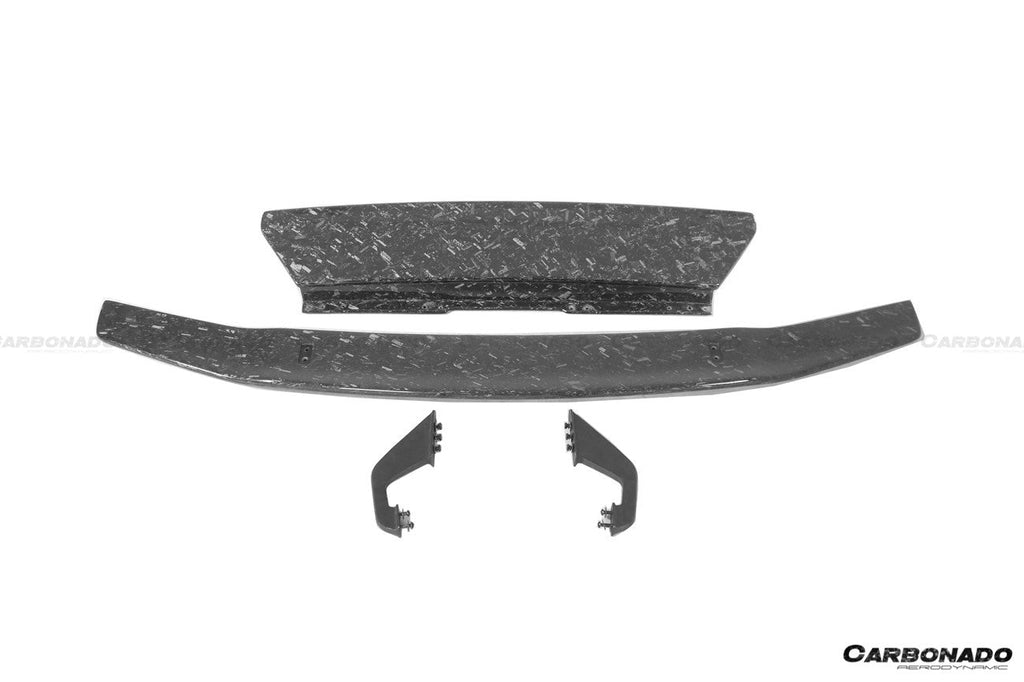 2015-2020 Lamborghini Huracan EVO LP610/LP580 VRS-II Style Carbon Fiber Trunk Spoiler w/Base - Carbonado Aero