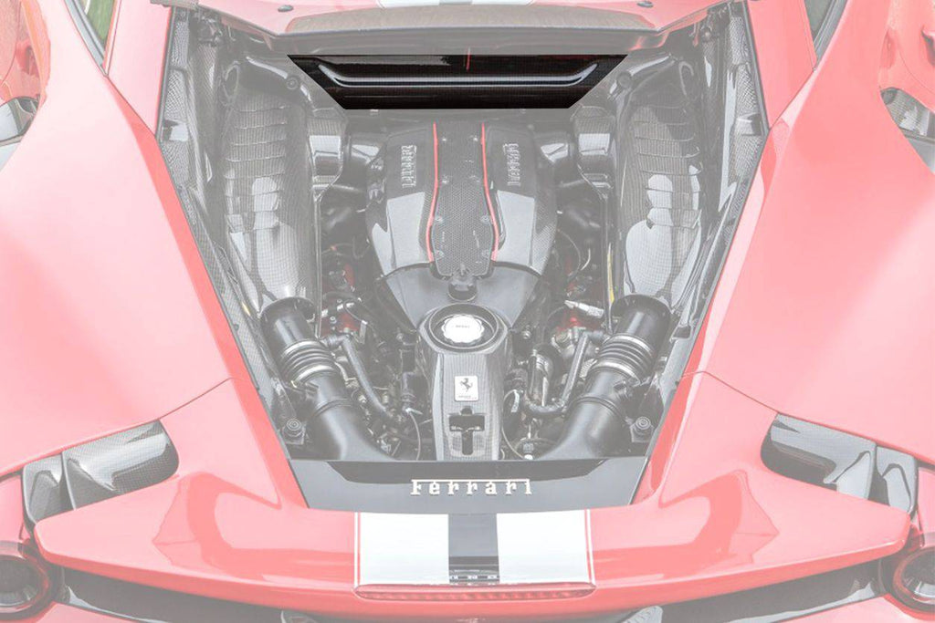 2015-2023 Ferrari 488 GTB & 488 PISTA & F8 Dry Carbon Fiber Inner Underscreen panel Replacemnt - Carbonado