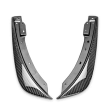 Load image into Gallery viewer, 2008-2014 Dodge Challenger Carbon Fiber Front Bumper Canards (Pair)