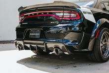 Load image into Gallery viewer, 2020-2023 Dodge Charger Widebody Hellcat Carbon Fiber Rear Diffuser Valance