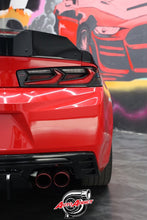 Load image into Gallery viewer, 2016-2018 CHEVY CAMARO VELOX LED TAILLIGHTS GLOSS BLACK/RED LENS