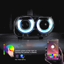 Load image into Gallery viewer, 2015-2024 Dodge Challenger RGB Color Change OEM Replica Headlights