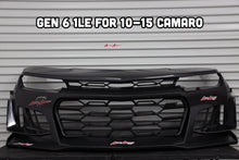 Load image into Gallery viewer, 2010-2015 Chevy Camaro ZL1 1LE Track Package Front Bumper Conversion 11pcs Full Kit Flat BLK Body Kit