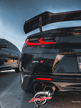 Load image into Gallery viewer, 2016-2018 CHEVY CAMARO UMBRA LED TAILLIGHTS GLOSS BLACK/SMOKE LENS